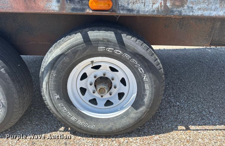 image for item ER2240 1979 Shop built flatbed trailer