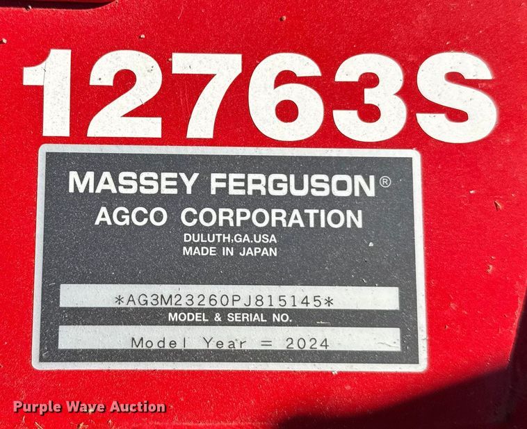 image for item ER2468 2023 Massey Ferguson GC 1723 E MFWD tractor