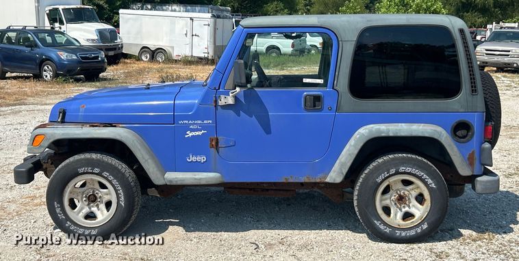 image for item ET3038 1998 Jeep Wrangler Sport SUV