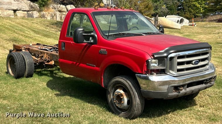 image for item ET3190 2000 Ford F450 Super Duty XL truck cab and chassis