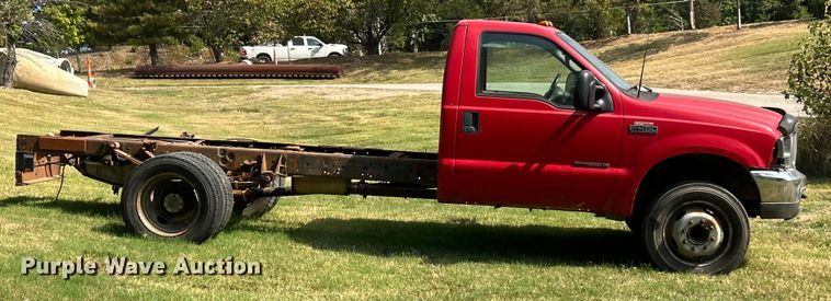 image for item ET3190 2000 Ford F450 Super Duty XL truck cab and chassis