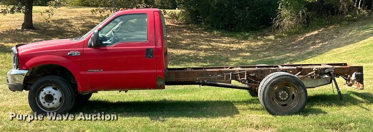 image for item ET3190 2000 Ford F450 Super Duty XL truck cab and chassis