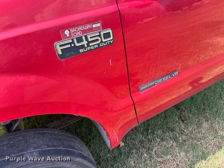 image for item ET3190 2000 Ford F450 Super Duty XL truck cab and chassis