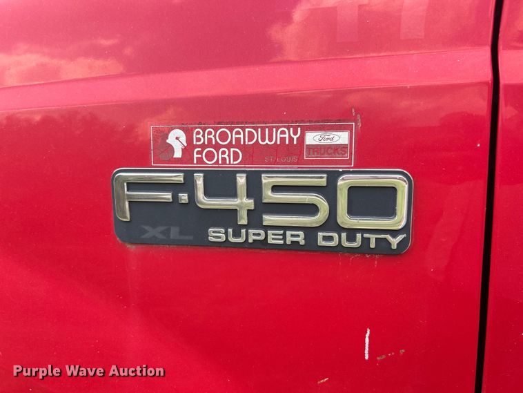 image for item ET3190 2000 Ford F450 Super Duty XL truck cab and chassis