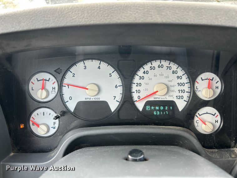 image for item ET3195 2008 Dodge Ram 2500HD Quad Cab pickup truck