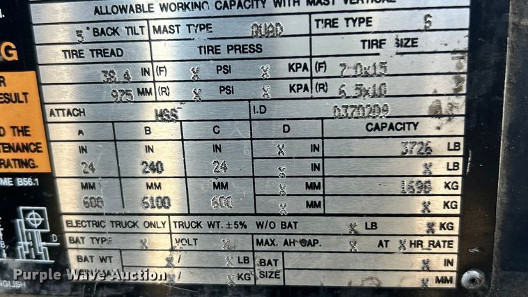 image for item ET3220 Doosan G25P-3 forklift