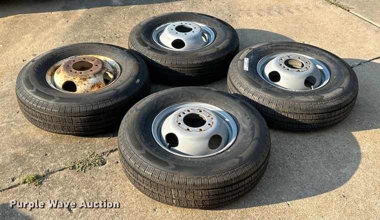 image for item ET3278 (4) 235/85R16 Wild Trail Commercial L/T tires and wheels