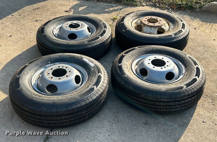 image for item ET3278 (4) 235/85R16 Wild Trail Commercial L/T tires and wheels