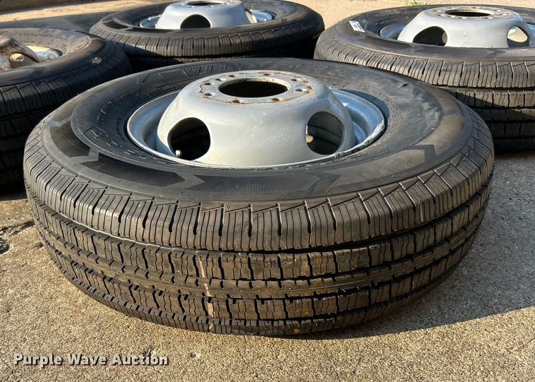 image for item ET3278 (4) 235/85R16 Wild Trail Commercial L/T tires and wheels