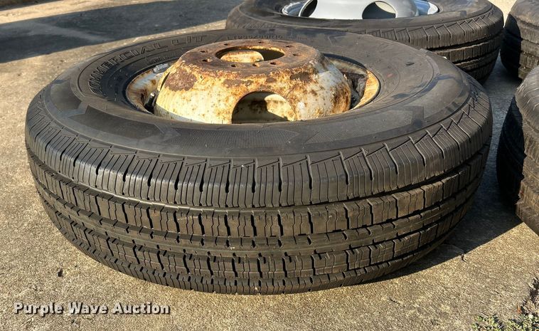 image for item ET3278 (4) 235/85R16 Wild Trail Commercial L/T tires and wheels