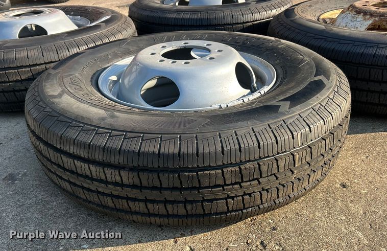 image for item ET3278 (4) 235/85R16 Wild Trail Commercial L/T tires and wheels