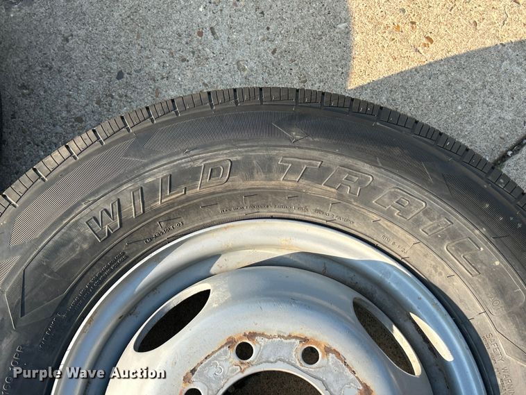 image for item ET3278 (4) 235/85R16 Wild Trail Commercial L/T tires and wheels