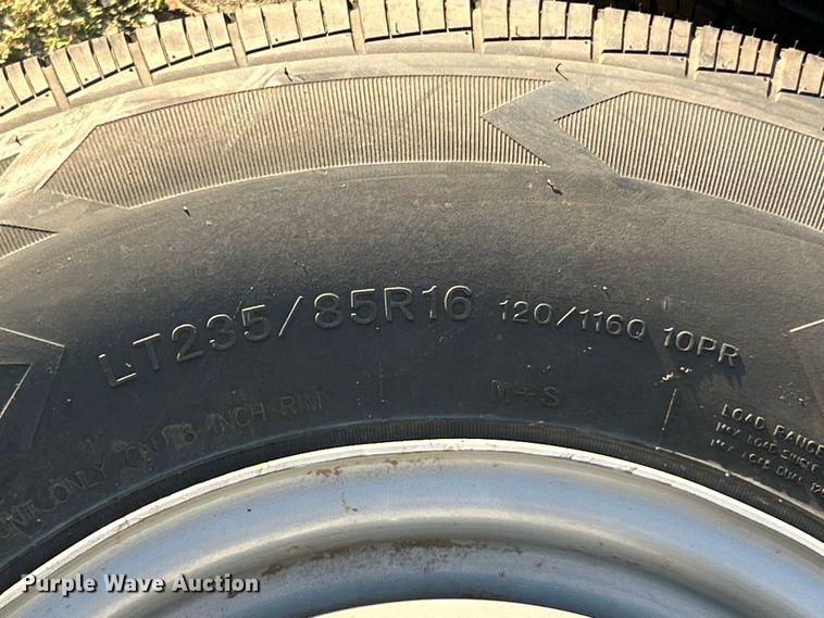 image for item ET3278 (4) 235/85R16 Wild Trail Commercial L/T tires and wheels