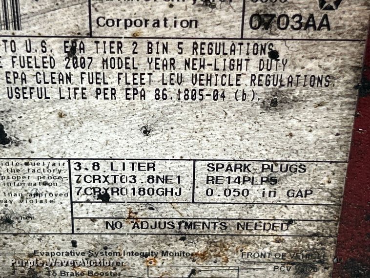 image for item ET3280 2007 Jeep Wrangler Sahara SUV