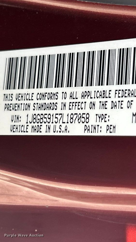 image for item ET3280 2007 Jeep Wrangler Sahara SUV