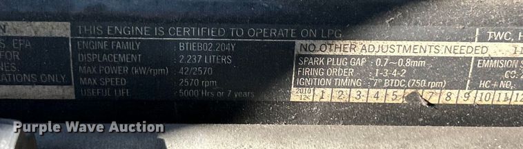 image for item ET3457 Toyota 8FGU30 forklift