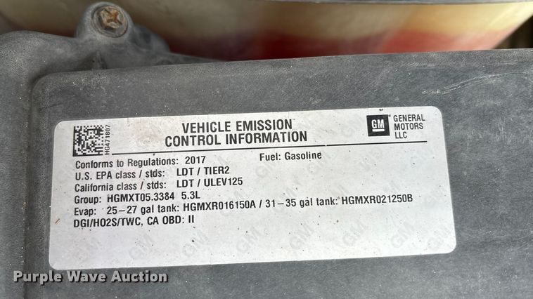 image for item ET4521 2017 GMC Sierra 1500 Crew Cab pickup truck