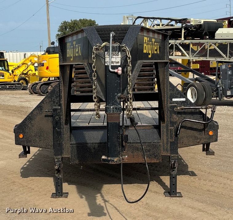image for item ET4524 2015 Big Tex 22GN -25+5 equipment trailer
