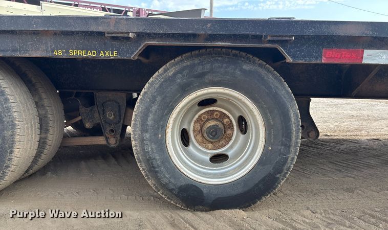 image for item ET4524 2015 Big Tex 22GN -25+5 equipment trailer