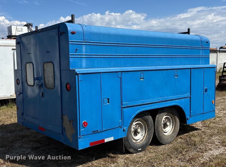 image for item ET4659 1990 Shop built utility/ service trailer