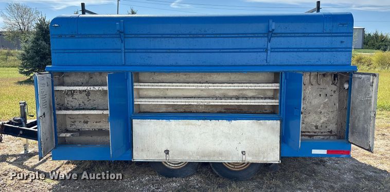 image for item ET4659 1990 Shop built utility/ service trailer