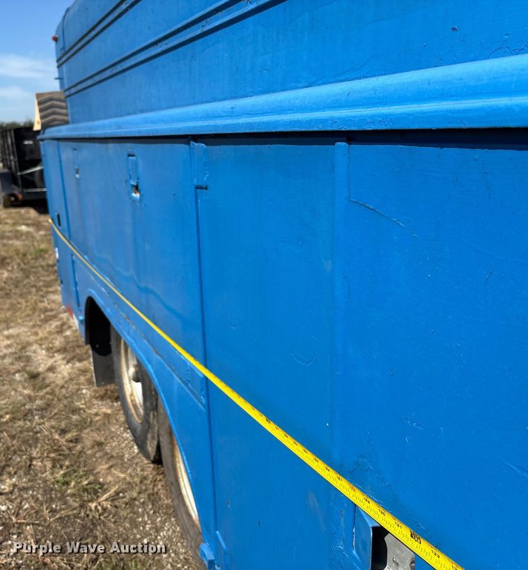 image for item ET4659 1990 Shop built utility/ service trailer