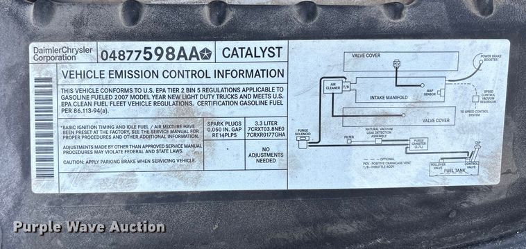 image for item ET4683 2007 Dodge Grand Caravan  van