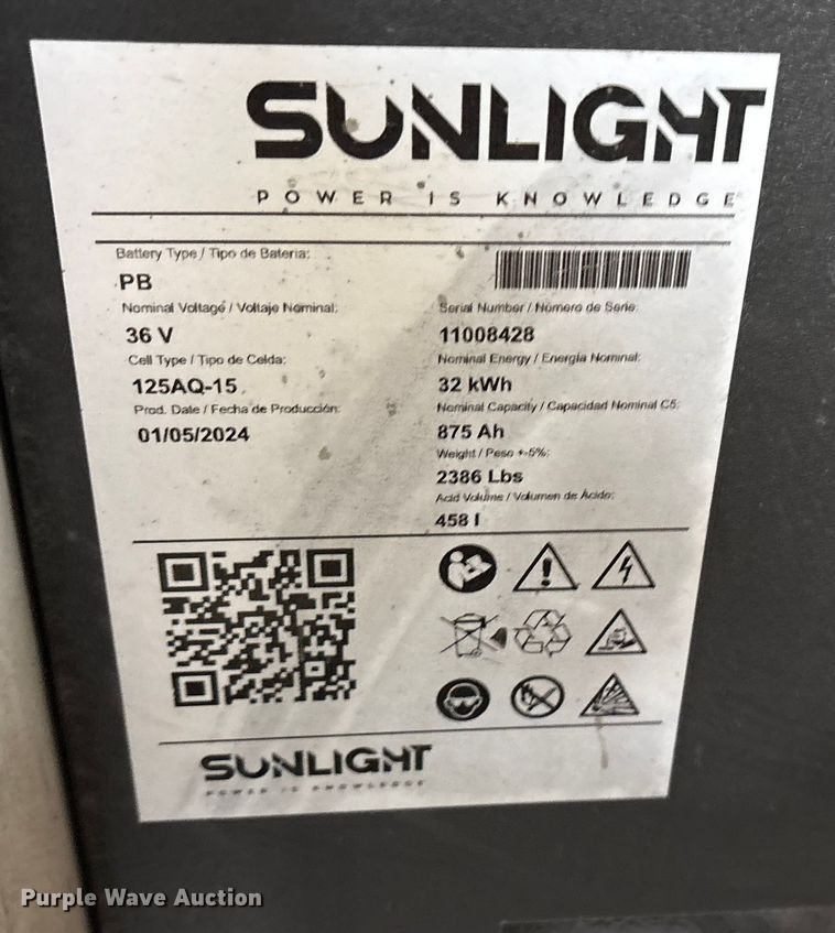 image for item ET7076 2016 Crown RC5530-35 forklift