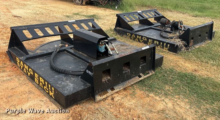 image for item ET7085 (2) Brush cutter skid steer rotary mowers