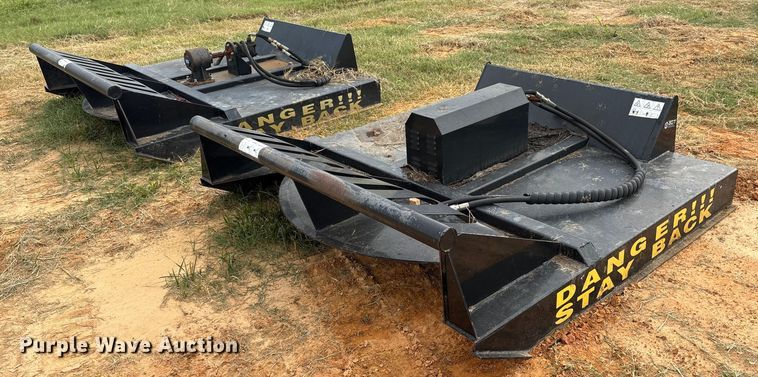 image for item ET7085 (2) Brush cutter skid steer rotary mowers