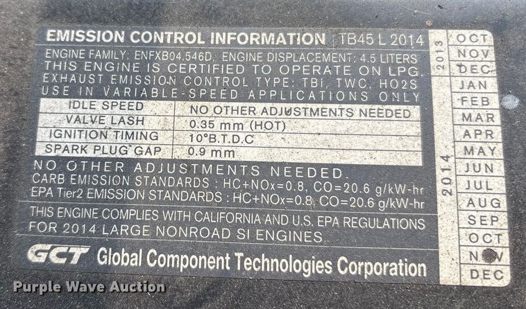 image for item ET8553 2015 Nissan PF80YLP forklift