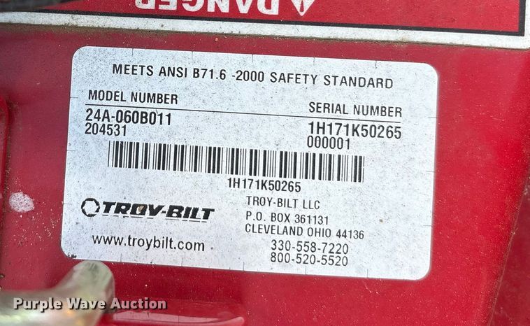 image for item EU0120 Lawn equipment