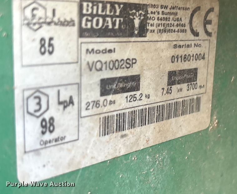 image for item EU0120 Lawn equipment