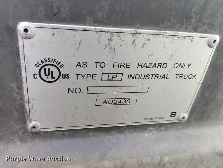 image for item EU2542 2016 UniCarriers PF50 forklift