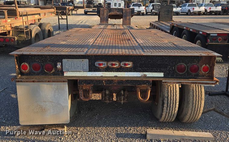 image for item EU3719 1981 TrailMobile 60-LDD-3SFG lowboy equipment trailer