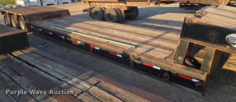 image for item EU3719 1981 TrailMobile 60-LDD-3SFG lowboy equipment trailer