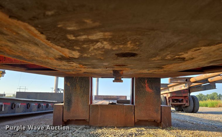 image for item EU3719 1981 TrailMobile 60-LDD-3SFG lowboy equipment trailer