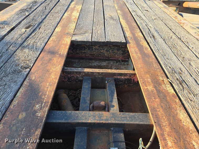 image for item EU3719 1981 TrailMobile 60-LDD-3SFG lowboy equipment trailer