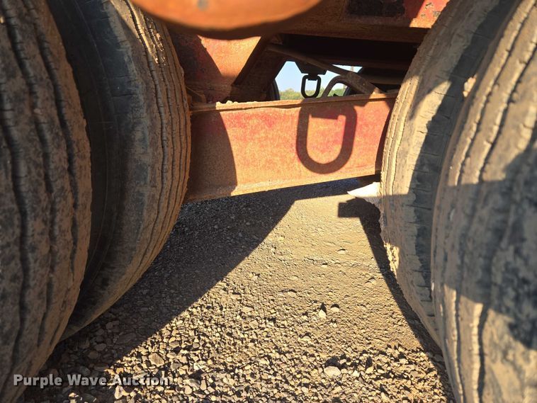 image for item EU3719 1981 TrailMobile 60-LDD-3SFG lowboy equipment trailer