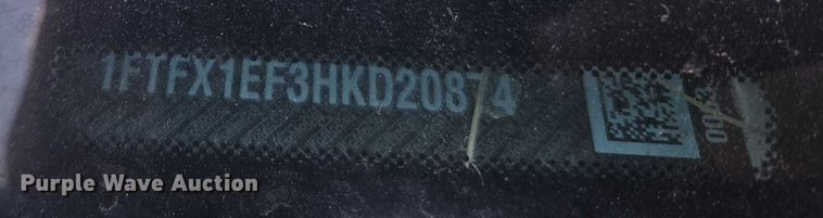 image for item EU3727 2017 Ford F150 SuperCab pickup truck