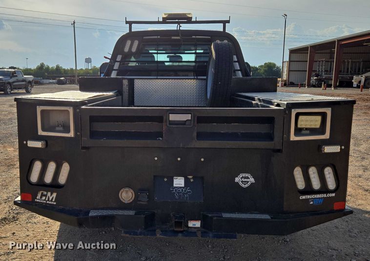 image for item EU3735 2020 Ford F550 SuperCab flatbed truck