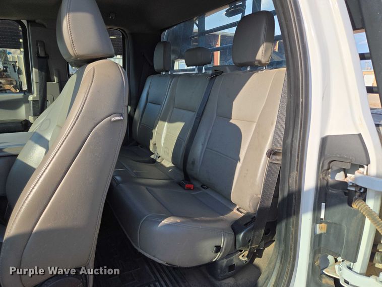 image for item EU3735 2020 Ford F550 SuperCab flatbed truck