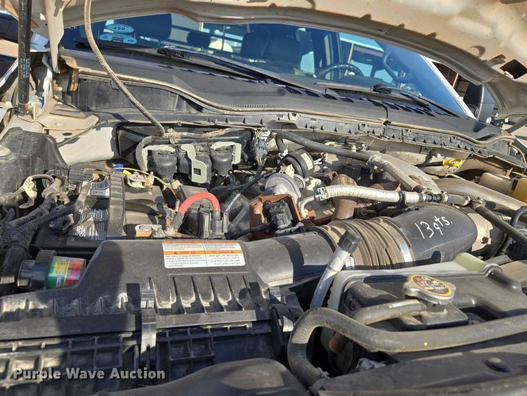 image for item EU3735 2020 Ford F550 SuperCab flatbed truck