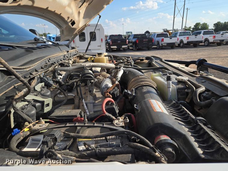 image for item EU3735 2020 Ford F550 SuperCab flatbed truck