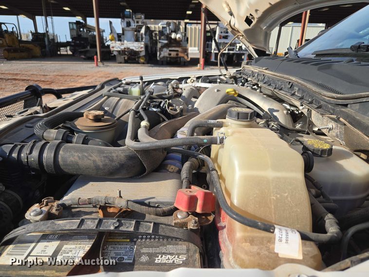 image for item EU3735 2020 Ford F550 SuperCab flatbed truck