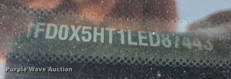 image for item EU3735 2020 Ford F550 SuperCab flatbed truck