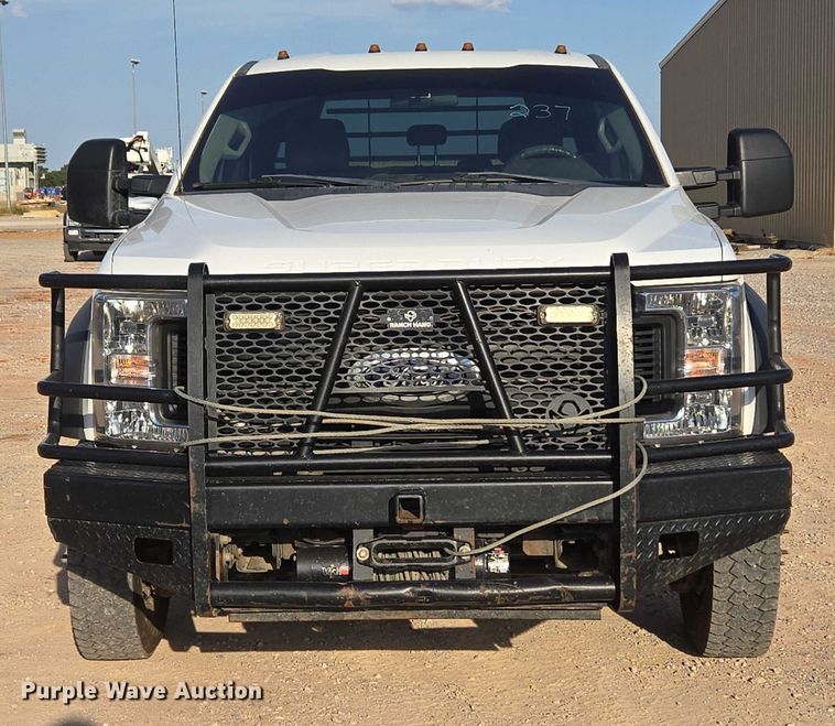 image for item EU3736 2019 Ford F550 SuperCab flatbed truck