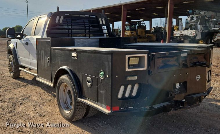 image for item EU3736 2019 Ford F550 SuperCab flatbed truck