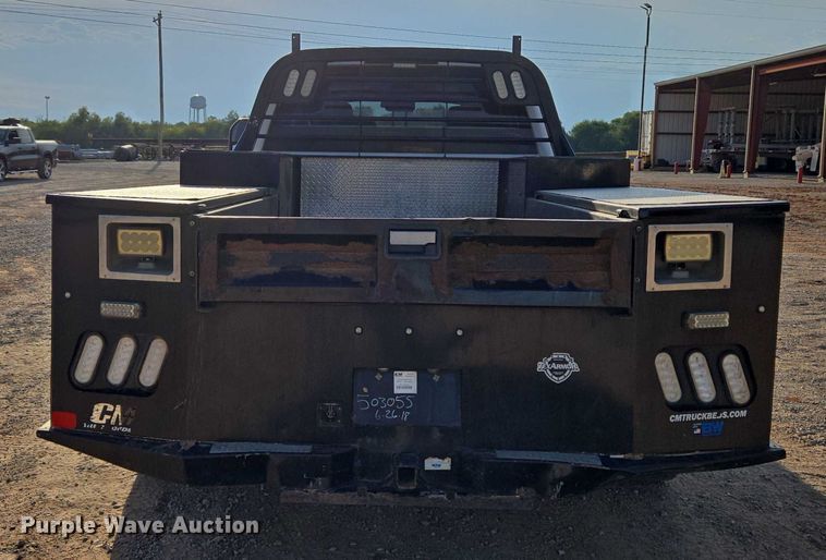 image for item EU3736 2019 Ford F550 SuperCab flatbed truck