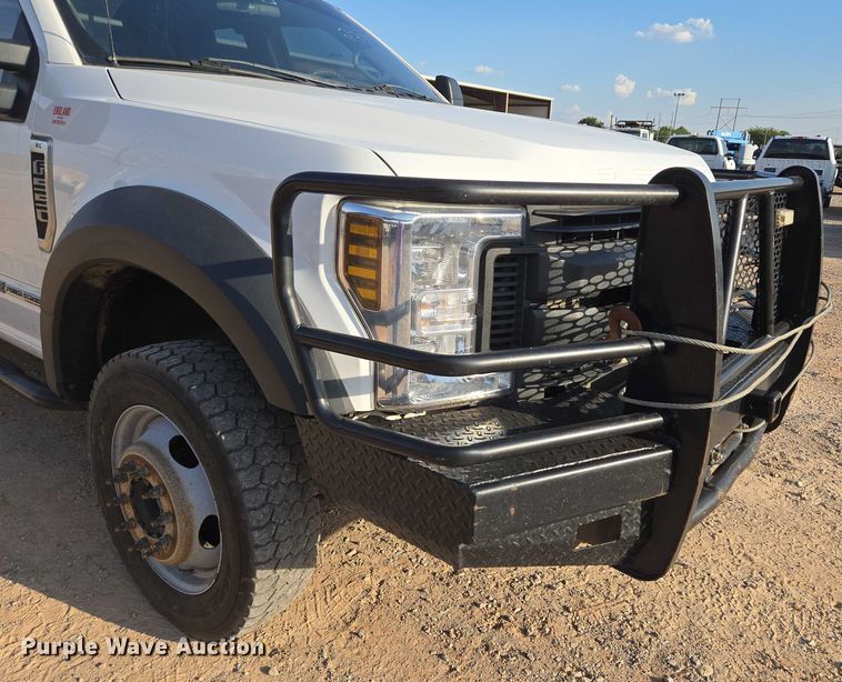 image for item EU3736 2019 Ford F550 SuperCab flatbed truck